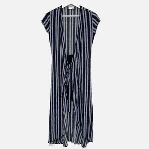 Wilfred Black and White Striped Cardigan